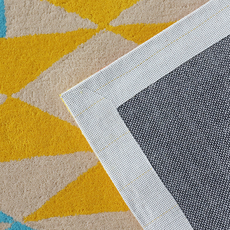 Europe city wool carpets blue yellow