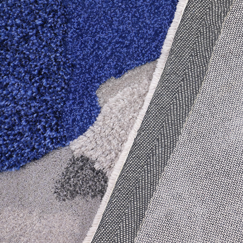 Purple Light Grey Blue Seaweed Floor Carpets
